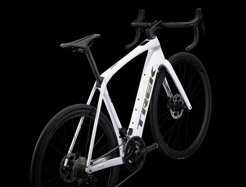Trek Domane+ SLR 6 Electric Carbon Road Bike 2023 in White-2